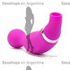 Vibrador y succionador con carga USB y 24 funciones